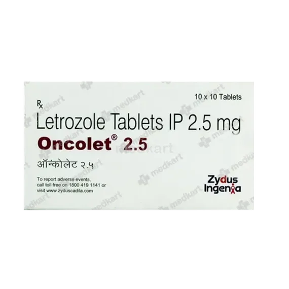 oncolet 2.5 tablet 10's